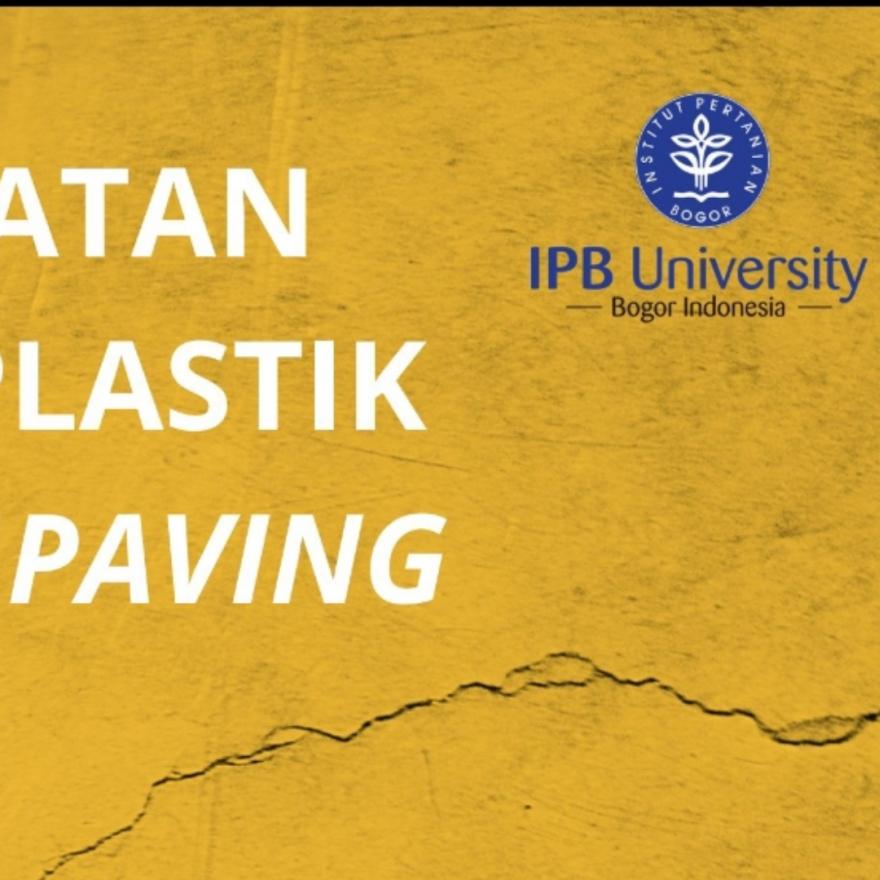 Buku Saku Paving Block dan Pemanfaatan Sampah Plastik